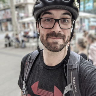 picture of me wearing a bicycle helmet